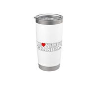 I Love Hot Grandpas Vaso térmico de acero inoxidable de doble pared