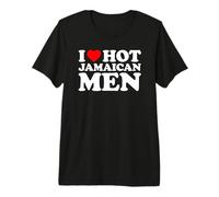 I Love Hot Jamaican Men Camiseta Premium