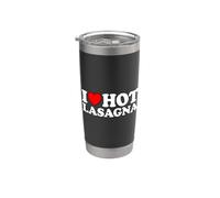 I Love Hot Lasagna Vaso térmico de acero inoxidable de doble pared