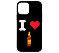 I Love Hot Sauce Condimento de chile picante Condimento de sabor térmico Carcasa para iPhone 12 mini