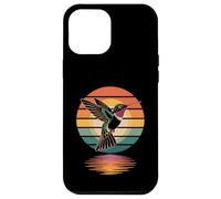 I Love Hummers Bird Colibrí Vintage Sunset Colibríes Carcasa para iPhone 12 Pro MAX