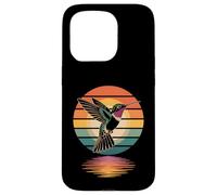 I Love Hummers Bird Colibrí Vintage Sunset Colibríes Carcasa para iPhone 15 Pro