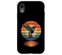 I Love Hummers Bird Colibrí Vintage Sunset Colibríes Carcasa para iPhone XR