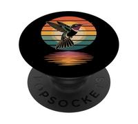 I Love Hummers Bird Colibrí Vintage Sunset Colibríes PopSockets PopGrip Adhesivo