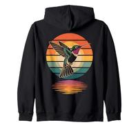 I Love Hummers Bird Colibrí Vintage Sunset Colibríes Sudadera con Capucha
