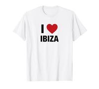I LOVE IBIZA, ciudad de España con corazón rojo Camiseta