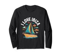 I Love Ibiza Sailing Adventure Atardecer Serenidad Manga Larga
