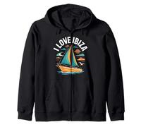I Love Ibiza Sailing Adventure Atardecer Serenidad Sudadera con Capucha