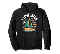I Love Ibiza Sailing Adventure Atardecer Serenidad Sudadera con Capucha