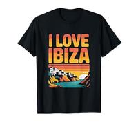 I Love Ibiza Sunset Escapada Costera Camiseta