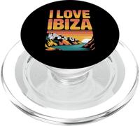 I Love Ibiza Sunset Escapada Costera PopSockets PopGrip para MagSafe