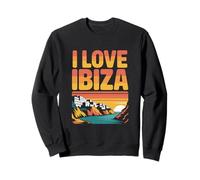 I Love Ibiza Sunset Escapada Costera Sudadera