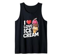 I Love Ice Cream Cone Scoop Delight Camiseta sin Mangas