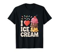 I Love Ice Cream - Cuchara para espolvorear Camiseta