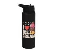 I Love Ice Cream - Cuchara para espolvorear Stainless Steel Insulated Water Bottle