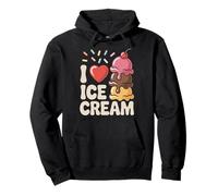 I Love Ice Cream - Cuchara para espolvorear Sudadera con Capucha