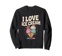 I Love Ice Cream Delicioso Cono Divertido Sudadera