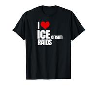 I Love Ice Cream Raids Funny Political Tees Camiseta