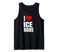 I Love Ice Raids Funny Political Tees Camiseta sin Mangas