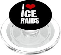 I Love Ice Raids Funny Political Tees PopSockets PopGrip para MagSafe