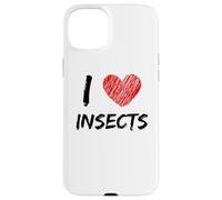 I Love Insects Diseño de texto simple con corazón Carcasa para iPhone 15 Plus