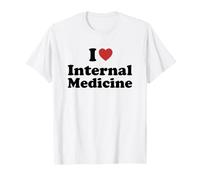 I Love Internal Medicine Student Major Graduation Camiseta