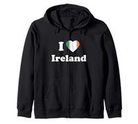 I Love Ireland I Heart Ireland Irish Sudadera con Capucha
