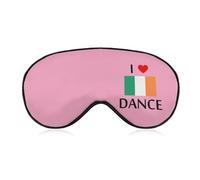 I Love Irish Dance - Antifaz para dormir suave con correa ajustable, máscara para ojos, bloquea la luz para mujeres y hombres
