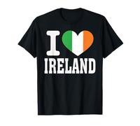 I Love Irlanda Corazón Souvenir Lovers Pride Travel Camiseta