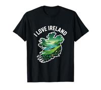 I Love Irlanda Paisaje Esmeralda Camiseta