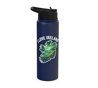 I Love Irlanda Paisaje Esmeralda Stainless Steel Insulated Water Bottle