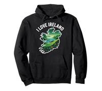 I Love Irlanda Paisaje Esmeralda Sudadera con Capucha