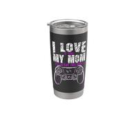 I Love It When My Mom Lets Me Play Video Games Gamer Vaso térmico de acero inoxidable de doble pared