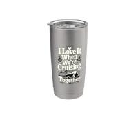 I Love It When We're Cruising Together Pareja de cruceros Vaso térmico de acero inoxidable de doble pared