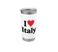 I love Italy Vaso térmico de acero inoxidable de doble pared