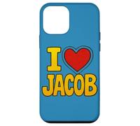 I Love Jacob Sweet Heart Nombre Diseño Carcasa para iPhone 12 Mini