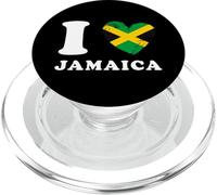 I Love Jamaica - Bandera de corazón Jamaica PopSockets PopGrip para MagSafe