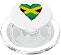 I Love Jamaica Flag Heart se enorgullece de ser Papa Mama Boy jamaiquino PopSockets PopGrip para MagSafe