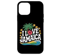I Love Jamaica Palmeras Océano Sol Carcasa para iPhone 12 mini