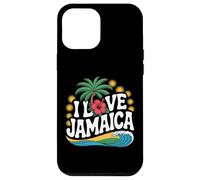 I Love Jamaica Palmeras Océano Sol Carcasa para iPhone 12 Pro Max