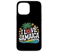 I Love Jamaica Palmeras Océano Sol Carcasa para iPhone 13 Pro Max