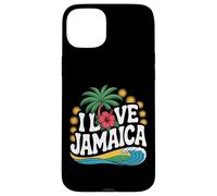 I Love Jamaica Palmeras Océano Sol Carcasa para iPhone 15 Plus