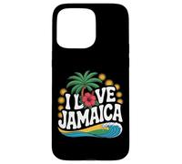 I Love Jamaica Palmeras Océano Sol Carcasa para iPhone 15 Pro Max