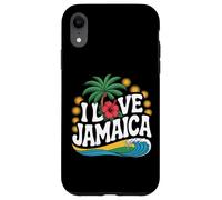 I Love Jamaica Palmeras Océano Sol Carcasa para iPhone XR