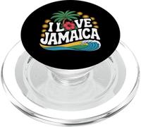I Love Jamaica Palmeras Océano Sol PopSockets PopGrip para MagSafe