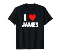 I Love James - Corazón Camiseta