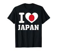 I Love Japan Corazón Souvenir Lovers Pride Travel Camiseta