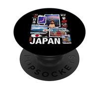 I Love Japan Culture, Enjoy Cool Japan Landmarks Photos PopSockets PopGrip Adhesivo