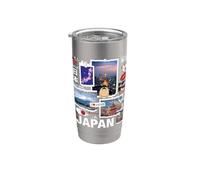 I Love Japan Culture, Enjoy Cool Japan Landmarks Photos Vaso térmico de acero inoxidable de doble pared