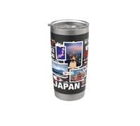 I Love Japan Culture, Enjoy Cool Japan Landmarks Photos Vaso térmico de acero inoxidable de doble pared